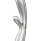 Satisfyer Hot Lover Rechargeable Silicone Warming Dual-Stim Vibrator