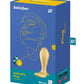 Satisfyer Intensity Plug Rechargeable Silicone Connect App Anal Plug - Gold