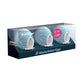 Satisfyer Masturbator Egg 3 Pack Set (Savage - Blue
