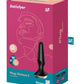 Satisfyer Plug-Ilicious 2 Silicone Vibrating Anal Plug - Black