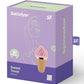 Satisfyer Sweet Treat Silicone Magnetic USB Rechargeable Waterproof - Brown/Pink