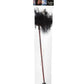 Scandal Be Naughty Feather Crop - Black/Red