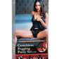 Scandal Crotchless Pegging Panty - Black - Large/XLarge - Set