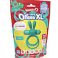 4b Ohare XL Rechargeable Silicone Rabbit Vibrating Cock Ring - Green/Kiwi - XLarge