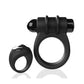 Screaming O Switch Remote Controlled Silicone Rechargeable Vibrating Ring - Black