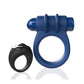 Screaming O Switch Remote Controlled Silicone Rechargeable Vibrating Ring - Blue