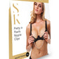 Secret Kisses Pretty In Pearls Nipple Clips - Rose Gold/White