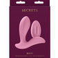 Secrets Rain Rechargeable Silicone Vibrator with Remote - Pink