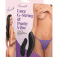 Secret Rechargeable Silicone Microfiber G-String and Panty Vibe with Remote Control - Purple - One Size