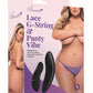 Secret Rechargeable Silicone Microfiber G-String and Panty Vibe with Remote Control - Purple - Queen