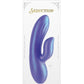 Seduction Angel Rechargeable Silicone Rabbit Vibrator - Purple