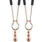 Selopa Beaded Nipple Clamps - Rose Gold