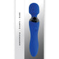 Selopa Blue Belle Silicone Rechargeable Dual End Vibrating Wand - Blue