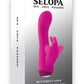 Selopa Butterfly Love Rechargeable Silicone Dual Vibrator - Pink