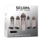 Selopa Choose Your Adventure Penis Sleeve - Gray/Grey - 5 Piece/Set
