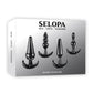 Selopa Intro to Plugs - Black - 4pc/Set