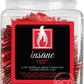 Sensuva Insane Ultra Warming and Stimulating Flavored Arousal Glide Cherry Pop - 6ml - 100 Per Bowl