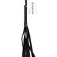 Sex and Mischief Faux Leather Flogger - Black