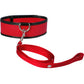 Sex and Mischief Leash and Collar - Red