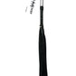 Sex and Mischief Mini Faux Leather Flogger - Black