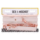 Sex and Mischief Peaches N Creame Fur Collar Andamp; Leash - Ivory/Rose Gold