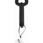 Sex and Mischief Shadow Heart Paddle - Black - 11.5in