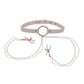 Sex and Miscielf Peaches 'N Creame Collar with Nipple Clamps