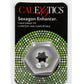 Sexagon Enhancer Cock Ring - Clear