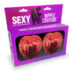 Sexy AF Hearts Nipple Couture Silicone Pasties - Red