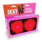 Sexy AF Marabou Nipple Couture Silicone Pasties - Red