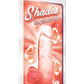 Shades Gradient Dildo - Clear/Coral/Orange - Small - 6in