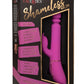 Shameless Slim Player Silicone Rechargeable Rabbit Vibrator - Fuchsia/Purple