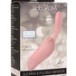Shegasm 3-Way Elixir Rechargeable Silicone Sucking and Pulsing Vibrator - Pink