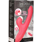Shegasm Candy-Thrust Rechargeable Silicone Thrusting and Sucking Rabbit Vibrator - Pink