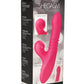 Shegasm Pro-Thrust Thrusting Suction Rechargeable Silicone Rabbit Vibrator - Pink