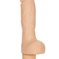 Shower Stud Super Stud Vibrating Dildo - Vanilla/White
