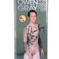 Signature Cocks Silicone Owen Gray Dildo with Removable Suction Cup - Vanilla - 8in