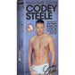 Signature Cocks Ultraskyn Codey Steele Dildo with Removable Suction Cup - Vanilla - 8in
