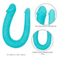 Silicone Double Dong AC/DC Dong Dual Penetration Non Vibrating Silicone Double Dong