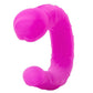 Silicone Double Dong AC/DC Dong Dual Penetration Non Vibrating Silicone Double Dong