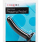 Silicone Pegging Probe Butt Plug - Black