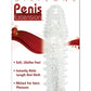 Silicone Penis Extension - Clear