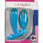 Silicone Remote Pulsing Pleaser Rechargeable Vibrator with Remote Control - Blue