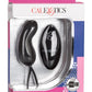Silicone Rechargeable Curve Bullet with Remote Control - Black