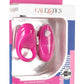 Silicone Remote Pleasure Ring Silicone Waterproof Rechargeable - Pink