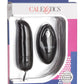 Silicone Ridged G-Spot Bullet with Remote Control - Black