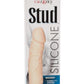 Silicone Stud Woody Vibrator - Ivory/Vanilla
