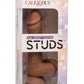 Silicone Studs Dual Density with Suction Cup Base - Chocolate - 5in