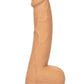 Silicone Studs Realistic Dildo - Vanilla - 8in