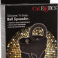 Silicone Tri-Snap Ball Spreader Cock Ring - Black - Large
